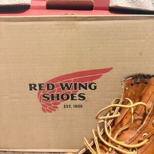 Red Wing Shoes Tan Leather Boots